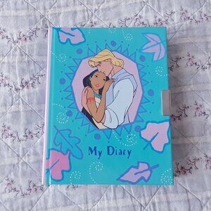 Rare Vintage 90s Hallmark Disney's Pocahontas Lock Diary